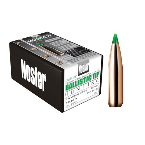 Nosler Ballistic Tip Hunting Bullets Mm Gr Sbt Btip Ct