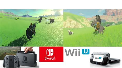 Zelda Breath Of The Wild Graphics Comparison Switch Vs Wii U Youtube