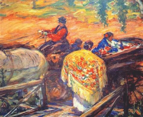 pasternak going for a drive in the country near moscow (картина ...