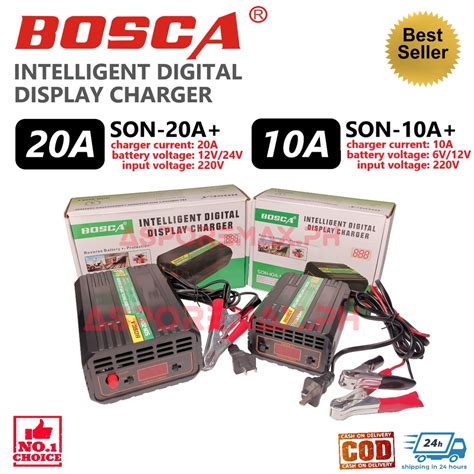 BOSCA Intelligent Digital Display Charger New Model SON 20A AND SON