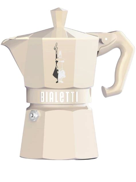 Bialetti Moka Express Lasered Alfonso Coffee Maker 93g Neutrals