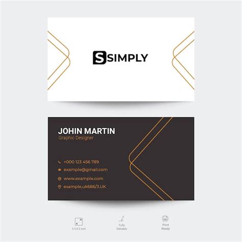 Premium Vector Black And Gold Luxury Business Card Template With