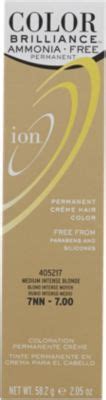 Ion Ammonia Free Hair Color 7nn Medium Intense Blonde Photobox