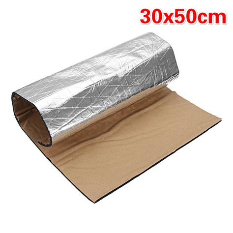 1 Pc 30x50cm 195x47cm 5mm Car Sound Mat Proofing Deadening Insulation Closed Cell Liner Foam