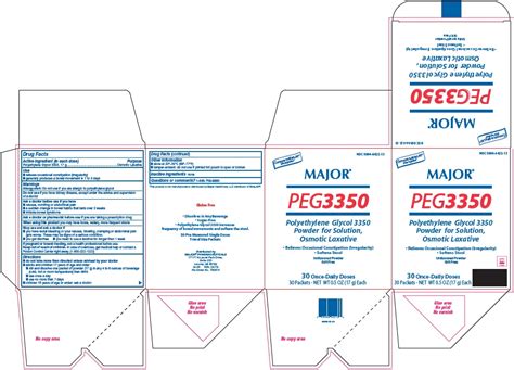 Peg 3350 Polyethylene Glycol 3350 Powder For Solution