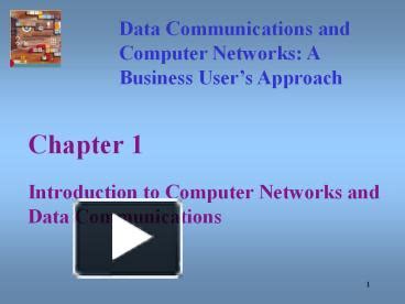 Ppt Introduction To Computer Networks And Data Communications