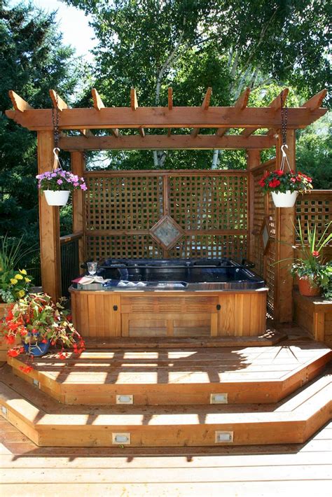 Creative Diy Backyard Privacy Ideas On A Budget Hot Tub