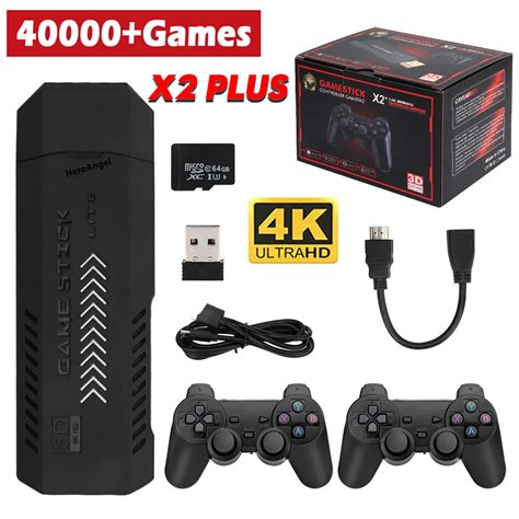 X Plus Gamestick D Console De Jeu Vid O R Tro G Contr Leurs Sans