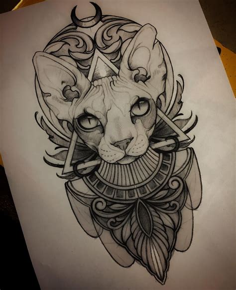 Sketch For Friday Good To Be Back At Work Anubis Tattoo Sphinx Tattoo