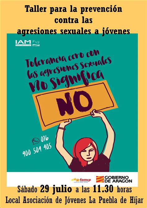 Taller Para La PrevenciÓn Contra Las Agresiones Sexuales A JÓvenes La