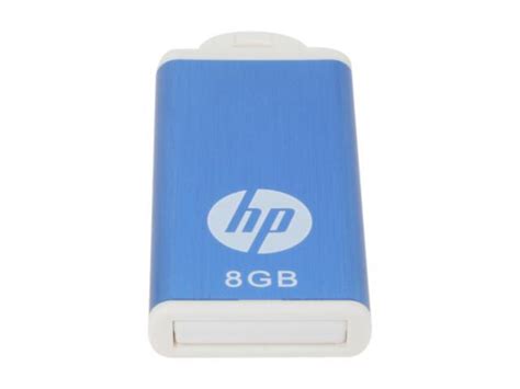 Hp Gb V W Usb Flash Drive Blue Newegg