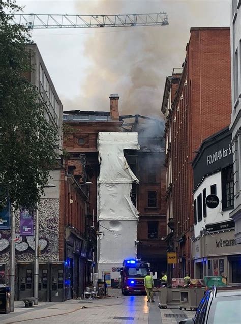 Primark Belfast Fire Flames Engulf Entire Historic Building After