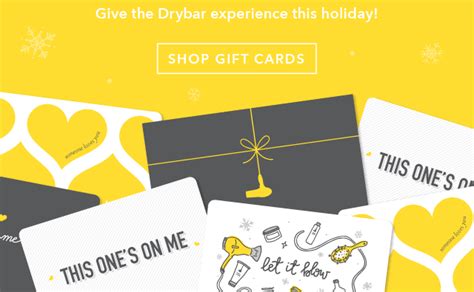 Drybar The Perfect Gift Card Milled