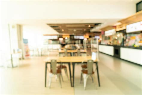 Abstract Blur Food Court In Shopping Mall For Background 2977571 Stock