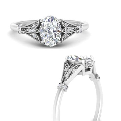 Antique Oval Engagement Rings