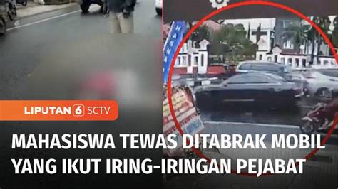 Video Mahasiswi Tewas Usai Jadi Korban Tabrak Lari Mobil Yang Ikut