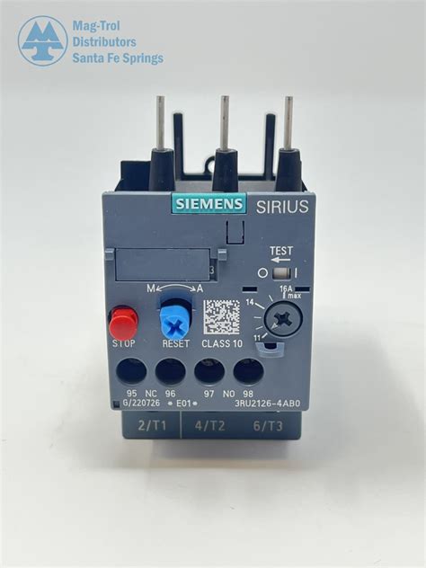 Ru Ab Siemens Size Overload Relay Class P Amps