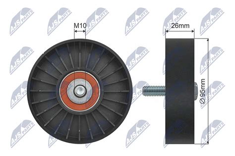 Deflection Guide Pulley V Ribbed Belt RNK LR 008 NTY PQR100780