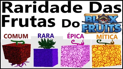 A Raridade De Cada Fruta Do Blox Fruits YouTube