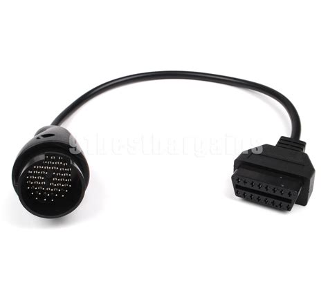 38pin Obd1 16pin Obd2 Diagnose Adapter Stecker Mercedes W124 W202 W210 0b10 Ebay