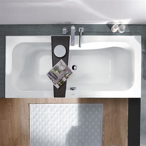 Villeroy Boch Loop Friends Solo Rechteck Badewanne Einbau Wei