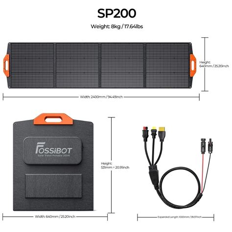 Promotion Centrale Lectrique Portable Fossibot F Panneau