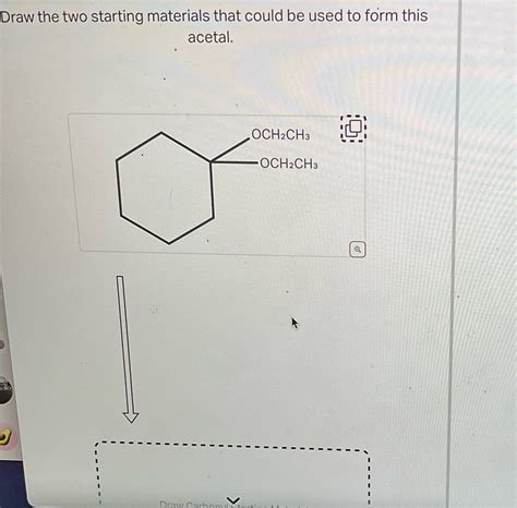 [solved] Please Help Draw The Two Starting Materials That Could Be Used To Course Hero