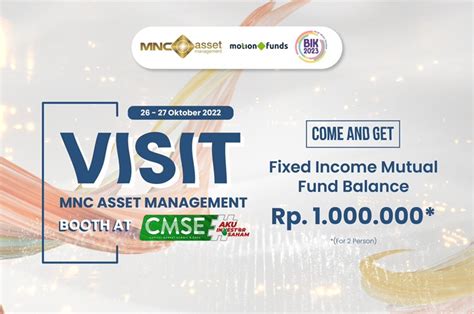 Kunjungi Booth Mnc Asset Di Capital Summit Expo Gratis Saldo