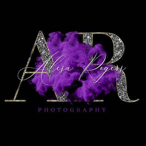 Premade Logo Design Purple Smoke Logo Beauty Logo Text - Etsy