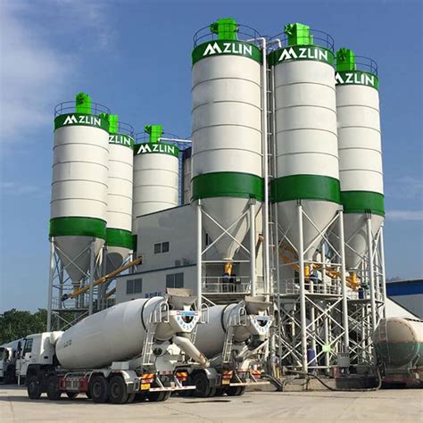 HZS180 Mixing Concrete Batching Plant Zlin Equipment Philippines Inc