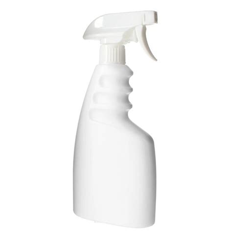 500ml White HDPE Plastic Trigger Spray Bottle With 28 410 Neck NABO