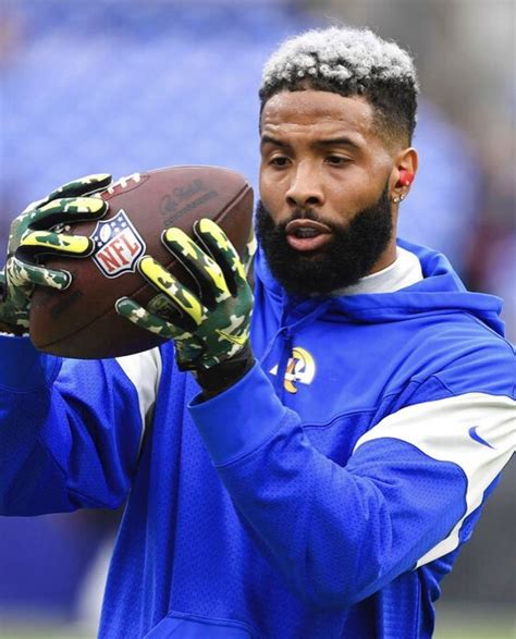 American Sports American Football Obj Haircut Odell Beckham Jr Hair