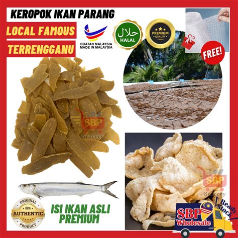 Sbp Keropok Ikan Parang Fish Cracker Kerepek Goreng Isi Ikan