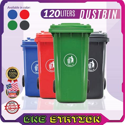 120 Liters Large 120l Dustbin Trash Can Garbage Bin Recycle Bin