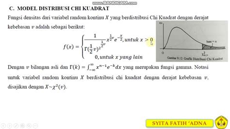 Distribusi Chi Kuadrat Youtube