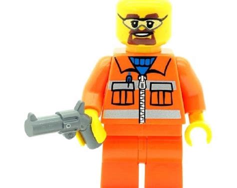 Breaking Bad Minifigure Walter White Made From Lego Parts Custom Etsy