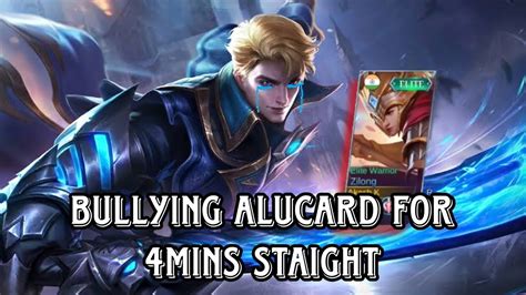 TARGET LOCKED ALUCARD INSANE ZILONG BUILD Mlbb YouTube