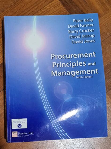 Procurement Principles And Management 10th Edition Hobbies Toys