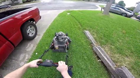 Craftsman EZ Walk RWD W Honda Engine Mowing My Entire Lawn YouTube