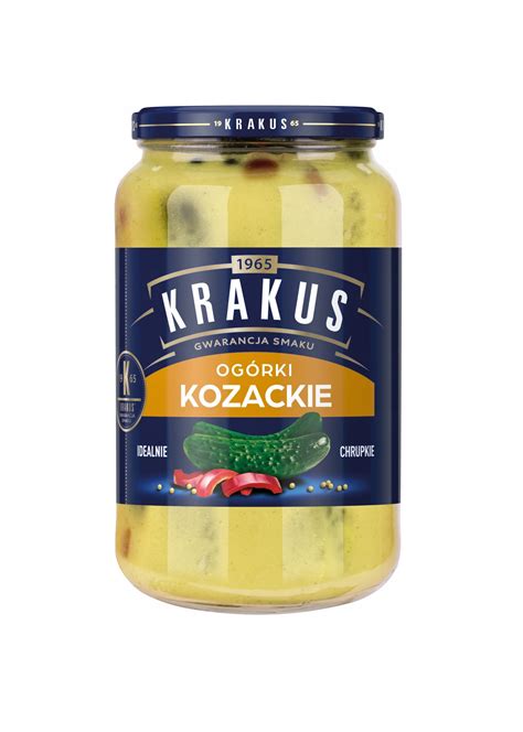 OGÓRKI KOZACKIE KRAKUS 870 g Dobre Ceny Polski Sklepik Smakosz