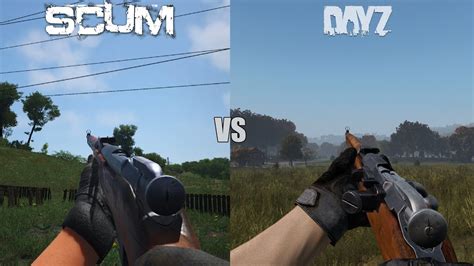 Scum Vs Dayz Weapon Comparison Youtube