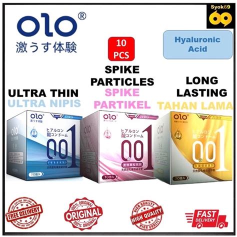 Olo Condom Classic Ultra Thin Anatomic Long Lasting Dotted