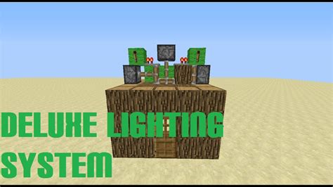 Minecraft Redstone Tutorials Deluxe Lighting System YouTube