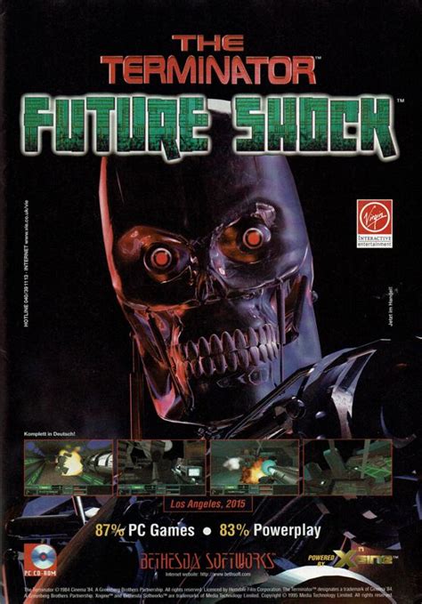 The Terminator Future Shock 1995 Promotional Art Mobygames