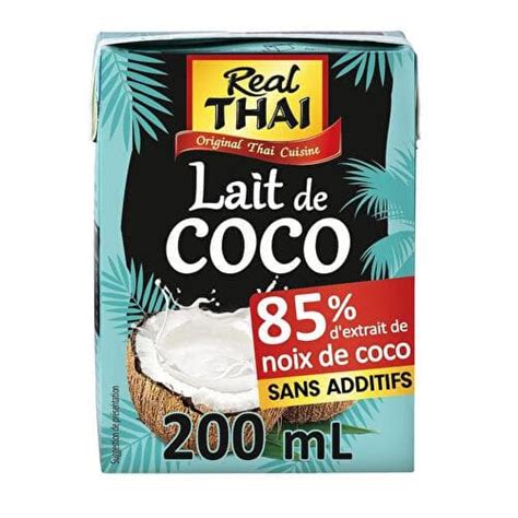 Réal Thaï Lait de coco Supermarchés Match