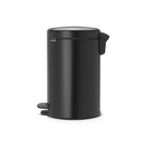 Lixeira New Icon em Aço Inox 12 Litros Preto Brabantia