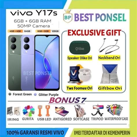 Jual VIVO Y17S RAM 6 128GB Y17s RAM 4 64GB Y17 S 4 128 GB GARANSI