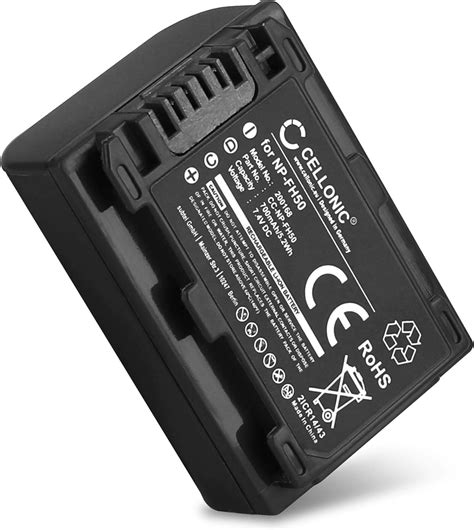 Cellonic Batterie Remplacement Np Fh Np Fh Fh Mah Pour Sony