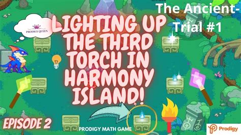 PRODIGY MATH HARMONY ISLAND Completing Third Rune Run LIGHTING