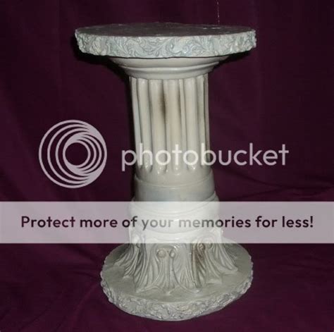 Art Deco Plaster Pedestal Jardiniere Plant Statue Stand Ebay